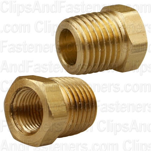 Brass Bushing 1/4 Ext. Thread 1/8 Int. Thread