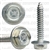 #14 X 1-1/2" Hex Head Sems Tapping Screws Zinc