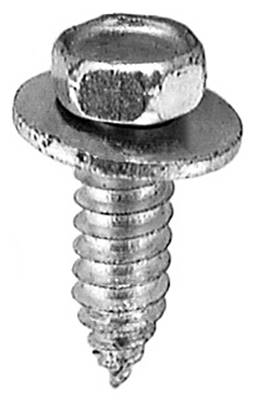 5/16" X 1" Hex Head Sems Tapping Screws Zinc