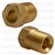 Inverted Nut Brass 3/16 Tube Size