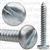 #12 X 1-1/2" Zinc Slotted Pan Head Tapping Screws