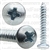 4 X 3/4 Phillips Pan Head Tap Screw Zinc