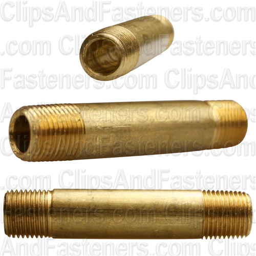 Brass Long Nipple 2 Length 1/8 Thread