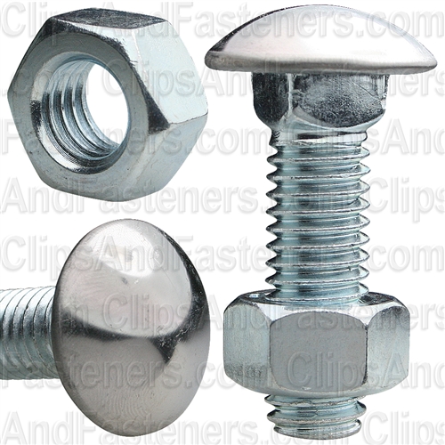 7/16-14 X 1-1/2 S.S .Capped Rnd Hd Bumper Bolt