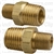 Brass Hex Nipple 1/4 Thread A 1/8 Thread B