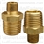 Brass Hex Nipple 3/8 Thread A 1/8 Thread B