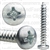 14 X 1 3/4 Phillips Pan Head Tap Screw Zinc