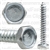 #10 X 1-1/4" Indented Hex Head Tapping Screws Zinc