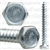 #10 X 1-1/2" Indented Hex Head Tapping Screws Zinc