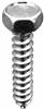 5/16" X 1-1/2" Indented Hex Head Tapping Screws Zinc