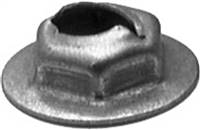 Thread Cutting Nut 1/4" Stud 11/16" Flange