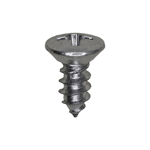 8 X 3/8 Phillips Oval Hd Tap Screw Zinc