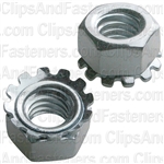 5/16"-18 Hex Keps Lock Washer & Nut Zinc