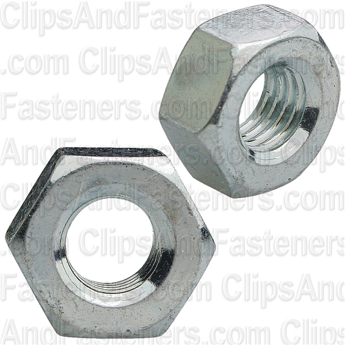 1/4-28 Finish Hex Nut Zinc