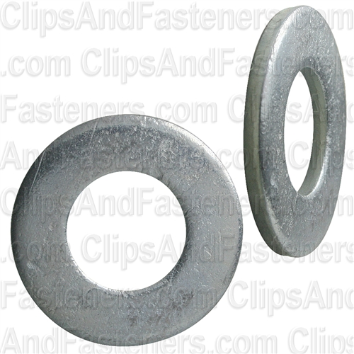 9/16" SAE Flat Washer Zinc Finish 1-3/16" O.D.