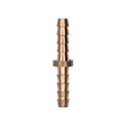 Barbed Hose Coupler Brass 1/4 I.D.