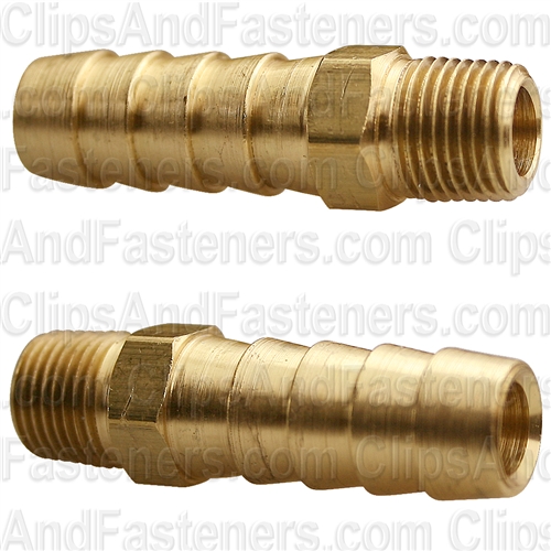 Hose Barb To Taper Male Pipe 3/8 I.D. 1/8 Thrd