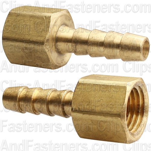 Hose Barb To Taper Female Pipe 1/4 I.D. 1/4 Thrd