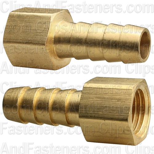 Hose Barb To Tpr Female Pipe 3/8 Id 1/4 Thrd