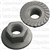 5/16"-18 USS Spin Lock Nuts With Serrations 13/16" Flange