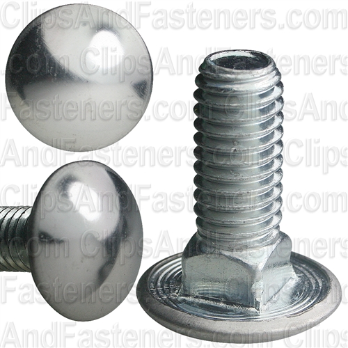 3/8"-16 x 7/8" Stainless Capped Bumper Bolts Without Nuts