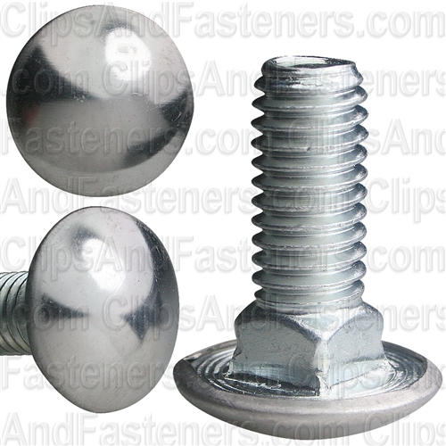 3/8"-16 x 1" Stainless Capped Bumper Bolts Without Nuts