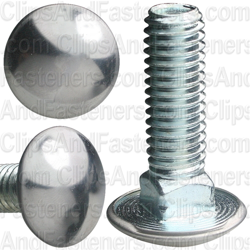 3/8"-16 x 1-1/4" Stainless Capped Bumper Bolts Without Nuts