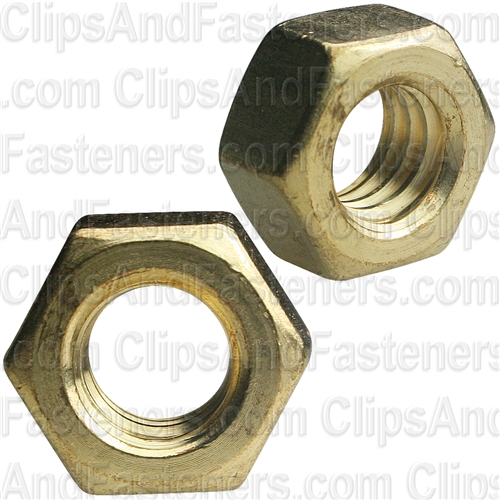 5/16"-18 Brass Cylinder Head And Manifold Stud Nuts