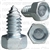 3/8" X 3/4" Indented Hex Head Tapping Screws Zinc