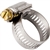 #20 Partial Stainless Steel Hose Clamp