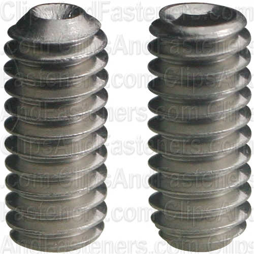 8-32 X 3/8 Socket Head Set Screws Cup Point