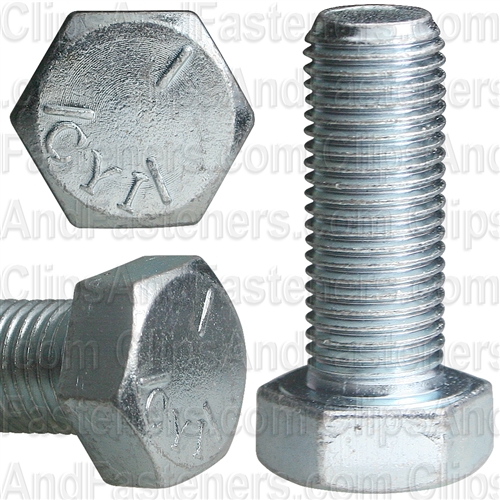 3/8-24 X 1 Grade 5 Cap Screw Zinc