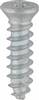 #6 X 1/2" Phillips Flat #4 Head Tapping Screw Zinc