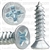 #6 X 5/8" Phillips Flat Head Tapping Screw Zinc