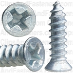 #8 X 5/8" Phillips Flat #6 Head Tapping Screw Zinc