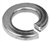 7/16" Grade 5 Spring Type Lock Washer Zinc