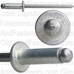 1/8" All Steel Panel Blind Rivets 3/16"-1/4" Grip (500) Dome