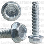 8-32 X 3/4 Hex Washer Head Thread Cutting Screws Zinc