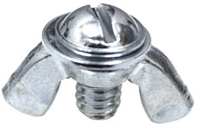 License Plate Screw Wing Nut & Washer