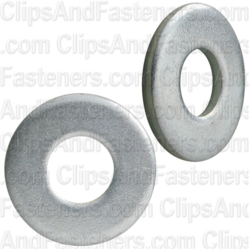 1/4" USS Washer Zinc Finish 3/4" O.D.