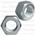 9/16"-18 SAE Finished Hex Nuts Zinc