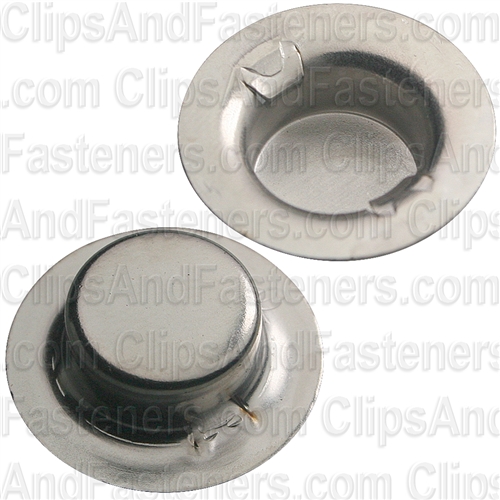Washer Cap Type Pushnut Fastener 3/8" Stud Diameter