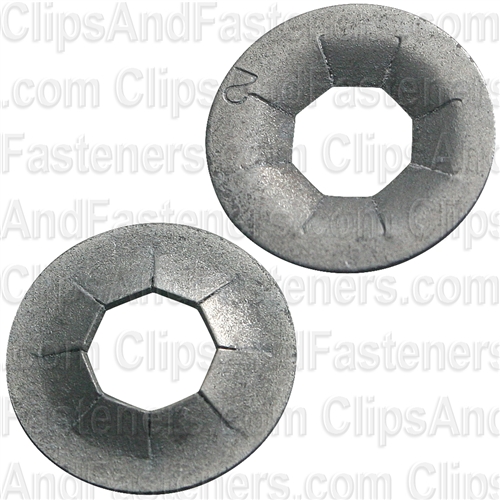 .240" Stud Flat Push-On Retainer 17/32" O.D.