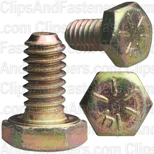 1/4-20 X 1/2 Gr. 8 Cap Screw Alloy Zinc