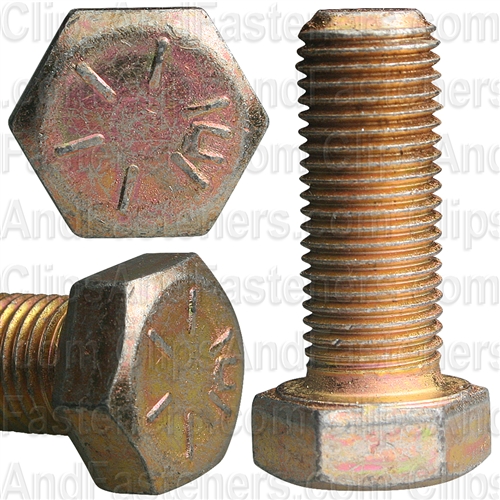 3/8-24 X 1 Gr 8 Cap Screw Alloy Zinc