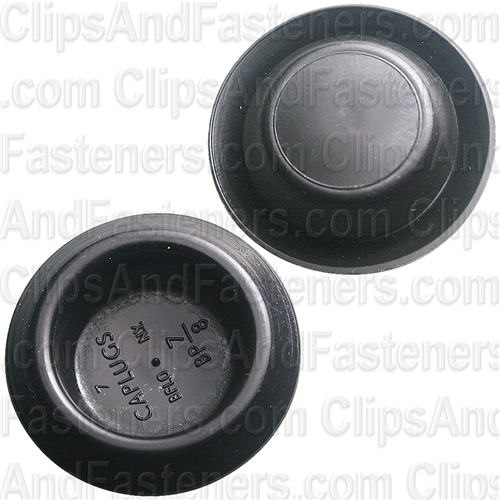 Plastic Plug Button W/Dep Ctr 7/8 Hole