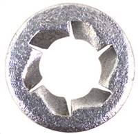 1/2" Pushnut Bolt Retainer 15/16" O.D. Zinc