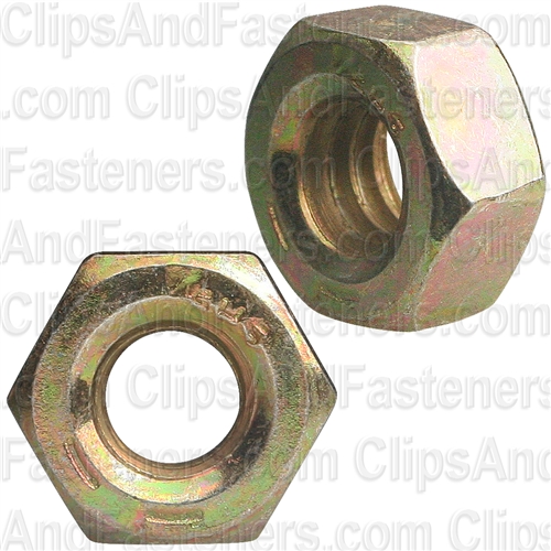 1/4-20 Gr.8 Hex Nut Zinc High Alloy