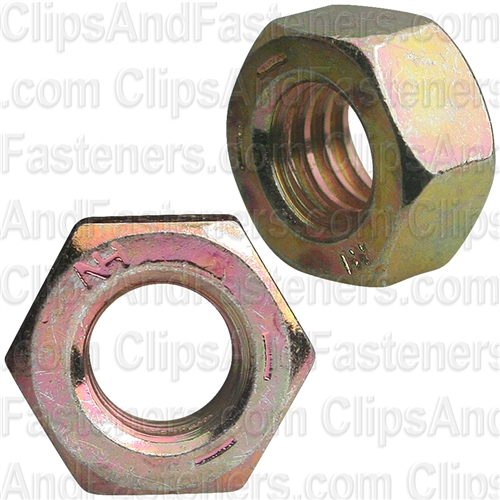 5/16-18 Gr. 8 Hex Nut Zinc High Alloy