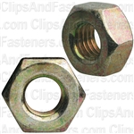 1/4"-28 SAE Grade 8 Hex Nut High Alloy Zinc & Yellow